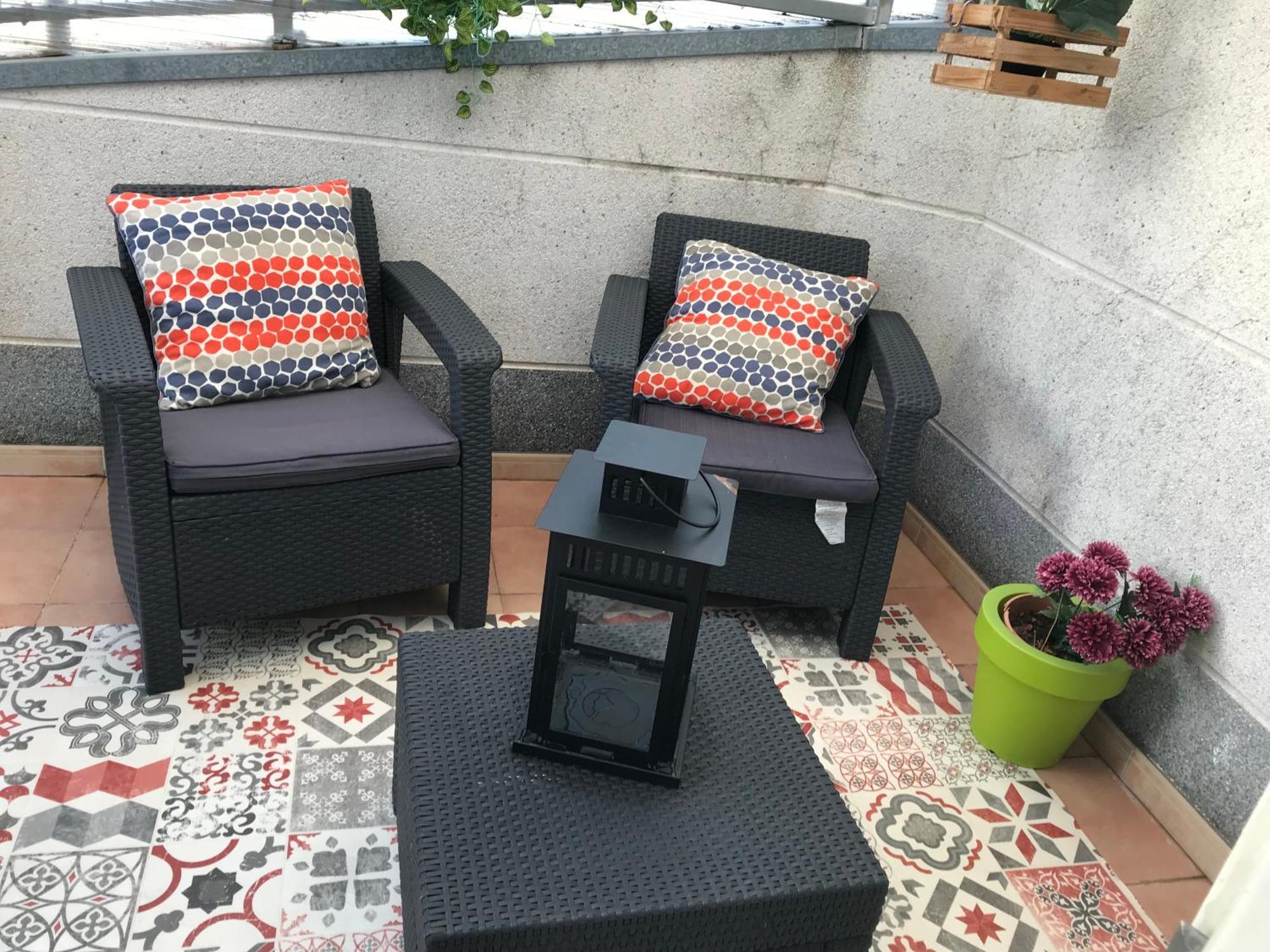 apartamento con amplia terraza cerca del hospital clínico San Giacomo di Compostella Esterno foto